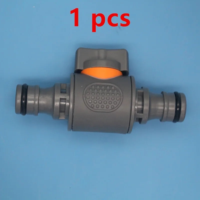 1/2/3Pcs Plastic Garden Hose Quick Connect Valve Set - Universal Thread Ball Valve Switch for Car Wash and Pipe Repair
