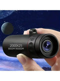 New 2000x25 HD Monocular Telescope Mini Portable Mobile Phone Telescope with Holder Camping Hunting Birdwatching Telescope