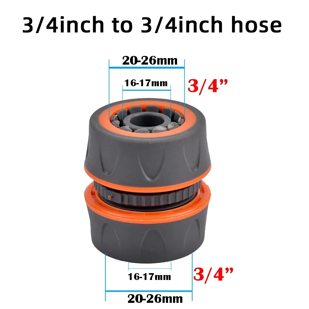 1-Pcs 1/2" 3/4" 1" Garden Hose Quick Connect Adapters -EU BPS Threaded Fittings for Faucets, Spray Guns & Watering Systems