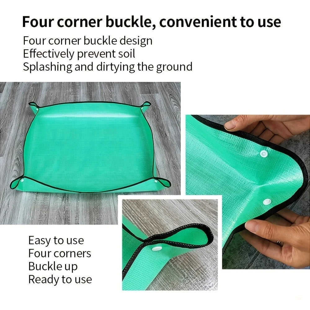 1pcs Planting Mat 50cm -100cmGardening Potting Pad Foldable Garden Plant Flower Pot Transplanting Waterproof Mats