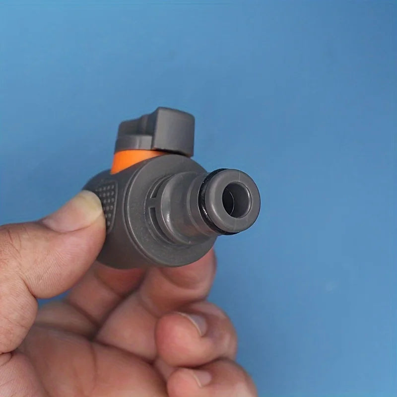 1/2/3Pcs Plastic Garden Hose Quick Connect Valve Set - Universal Thread Ball Valve Switch for Car Wash and Pipe Repair